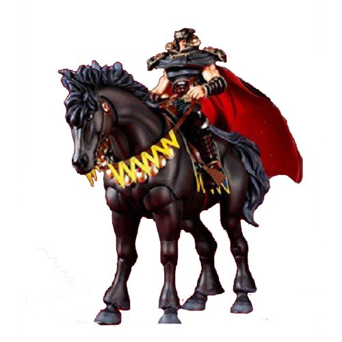 Amazon.co.jp: 北斗の拳 世紀末覇者ラオウ&黒王号 リペイントVer. : ホビー