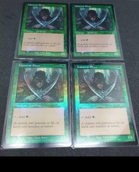 ロシア語 エルフの神秘家 旧枠FOIL MTG FOIL)(旧枠仕様)エルフの神秘家