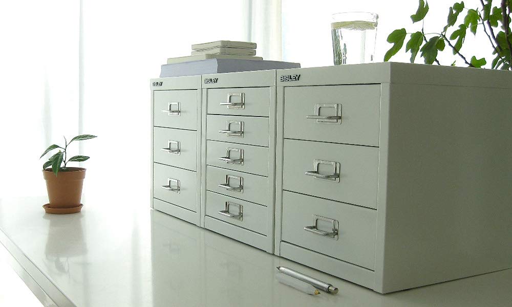 BISLEY/ビスレー 3段 キャビネット ブルー 訳あり品 BISLEY/ビスレー 3