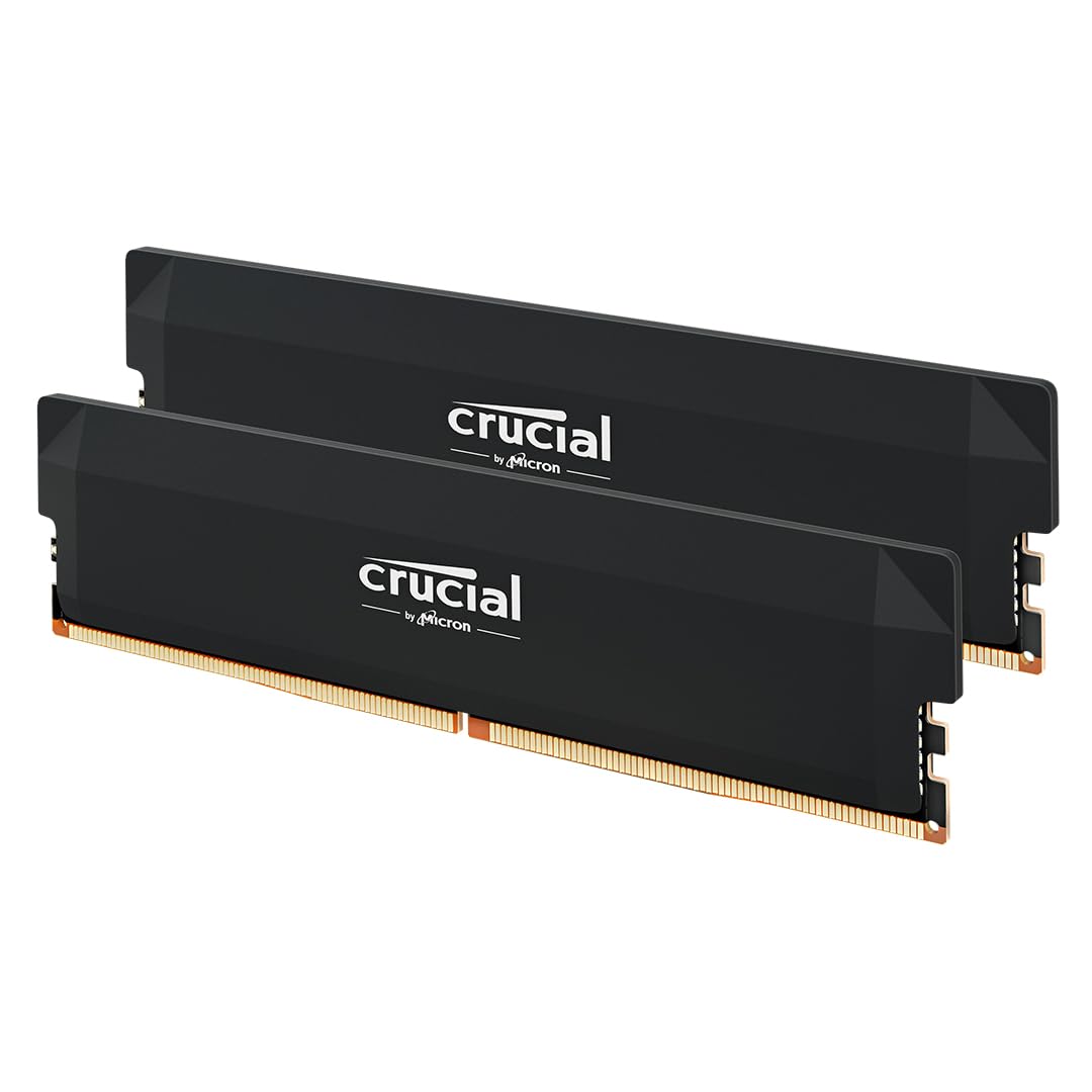 Crucial Kit Pro DDR5 RAM 32GB (2x16GB) 6400MHz CL38, Overclocking