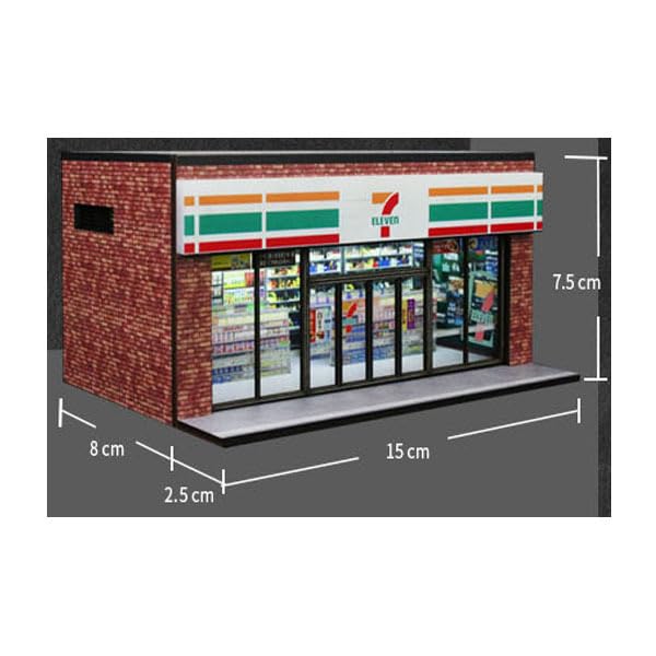 Amazon.co.jp: 1/64 MOREART セブンイレブン コンビニ セブイレ セブン