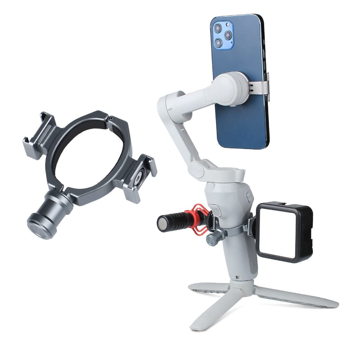 Amazon.com : Cold Shoe Adapter for DJI Osmo Mobile SE 7P OM6 & OM4