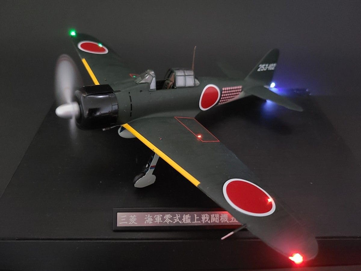 タミヤ1/48完成品「零式艦上戦闘機21型」航空母艦 赤城戦闘機