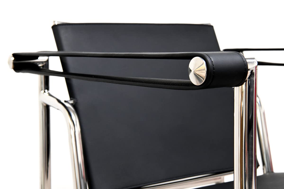 Amazon｜LC1スリングチェア レザー仕様 色ブラック ルコルビジェによる