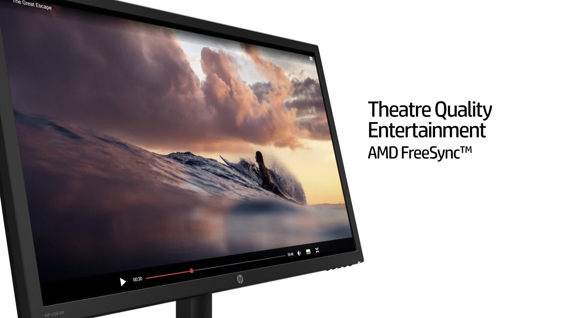 HP V28 4K 液晶モニター TA2579 HP V28 4K 液晶モニター TA2579 HP V28