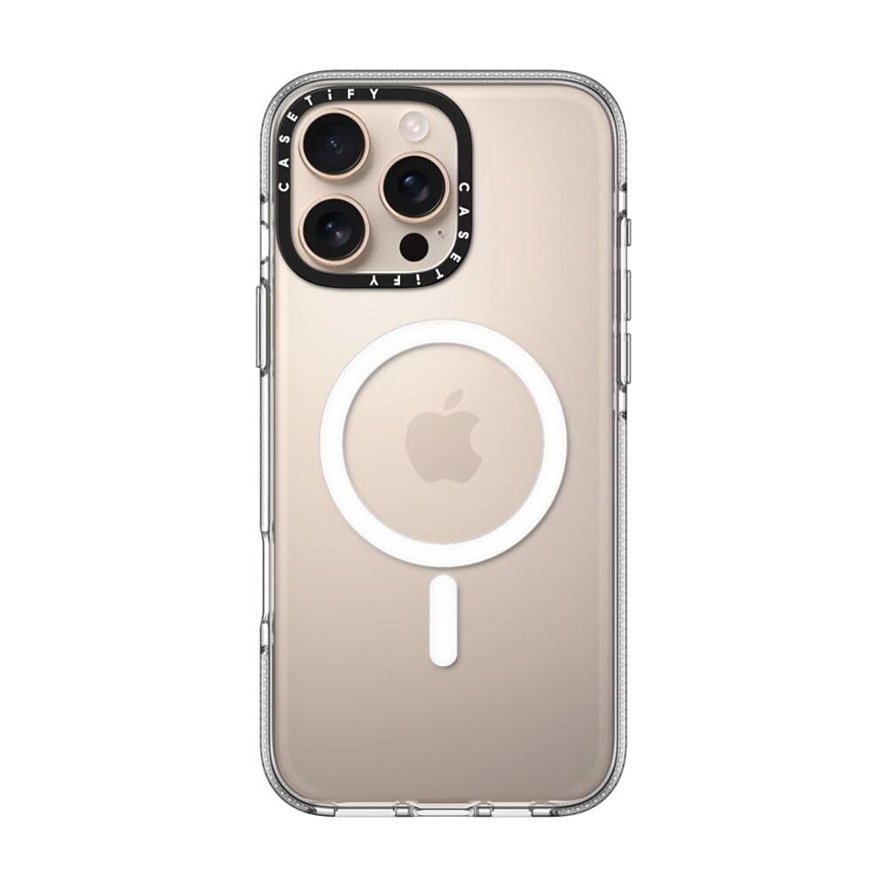 Amazon.com: CASETiFY Clear iPhone 16 Pro Max Case [Not Yellowing