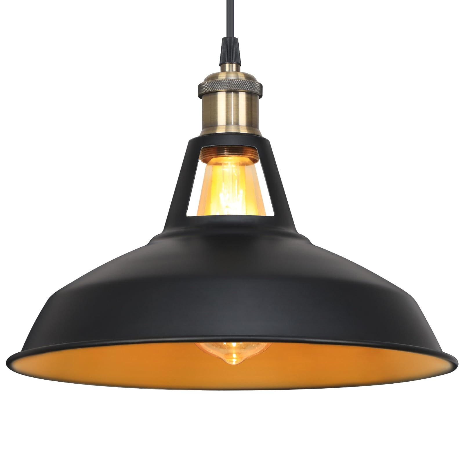 Amazon.co.jp : Haian Support ペンダントライト レトロ 照明器具 E26