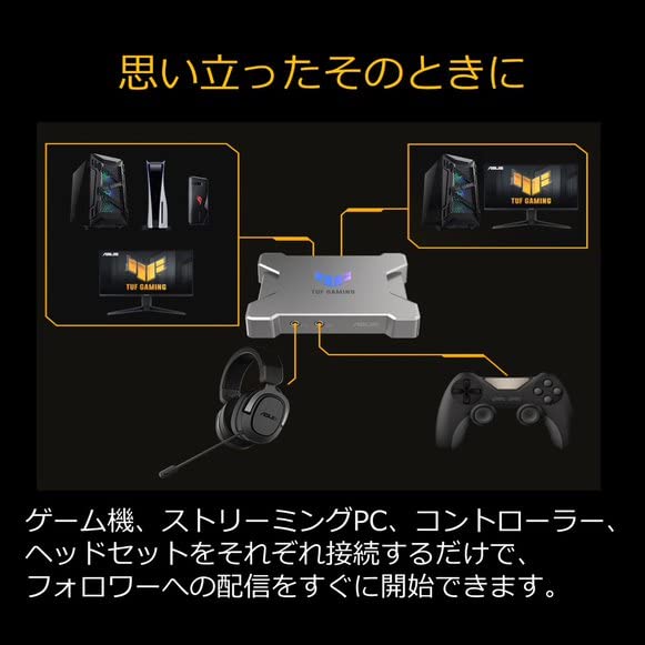 Amazon | ASUS ゲームキャプチャーボックス TUF GAMING CAPTURE BOX