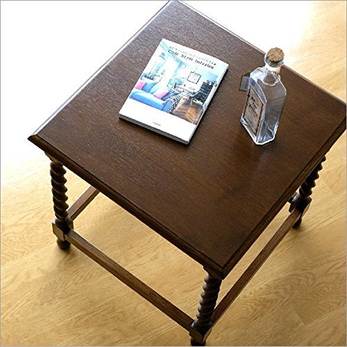 Amazon｜花台 アンティーク レトロ 木製 正方形 四角 高さ50cm ナラ材