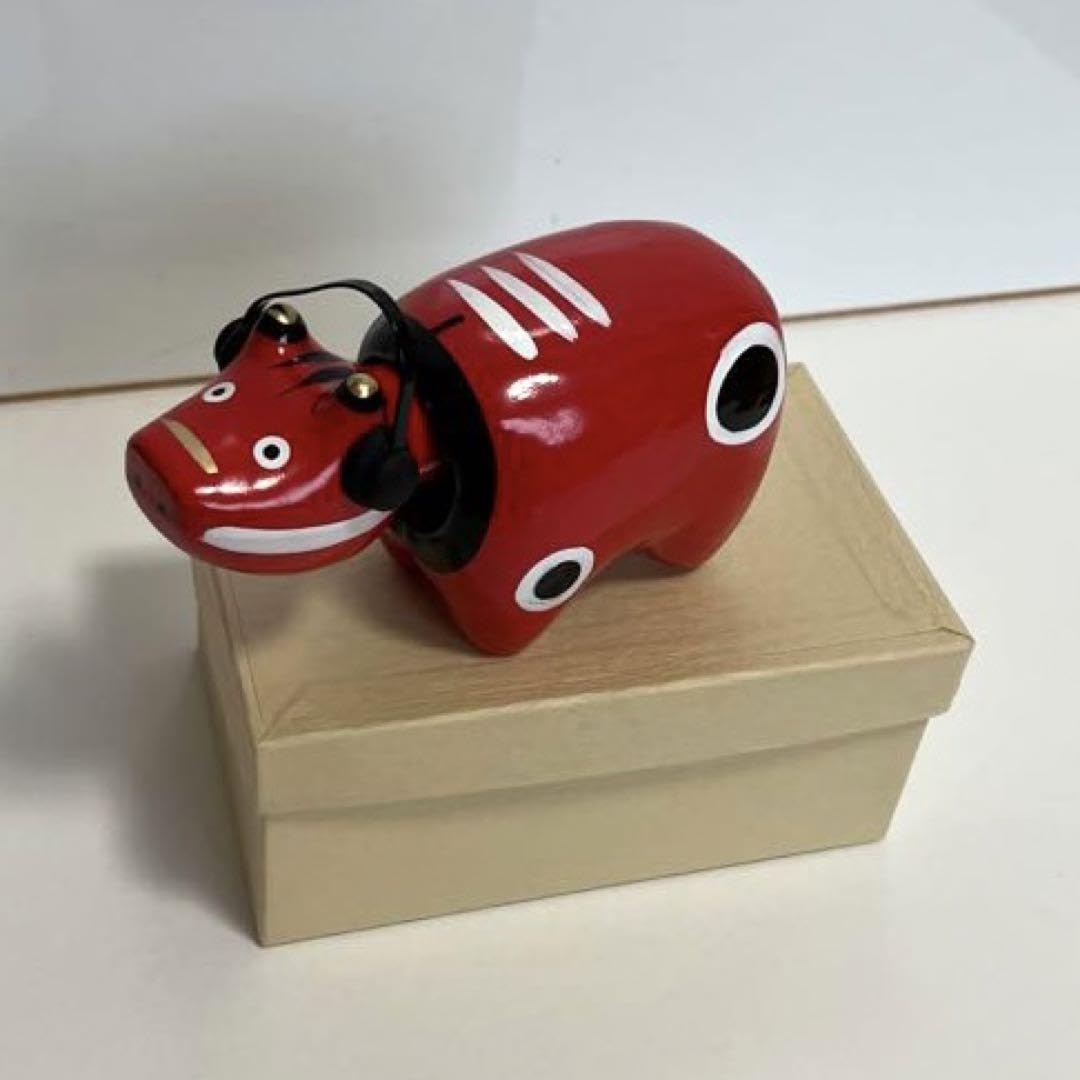 新品】野沢民芸 ヘッドフォンべこ 限定 赤べこ ヘッドフォン べこ 箱入り