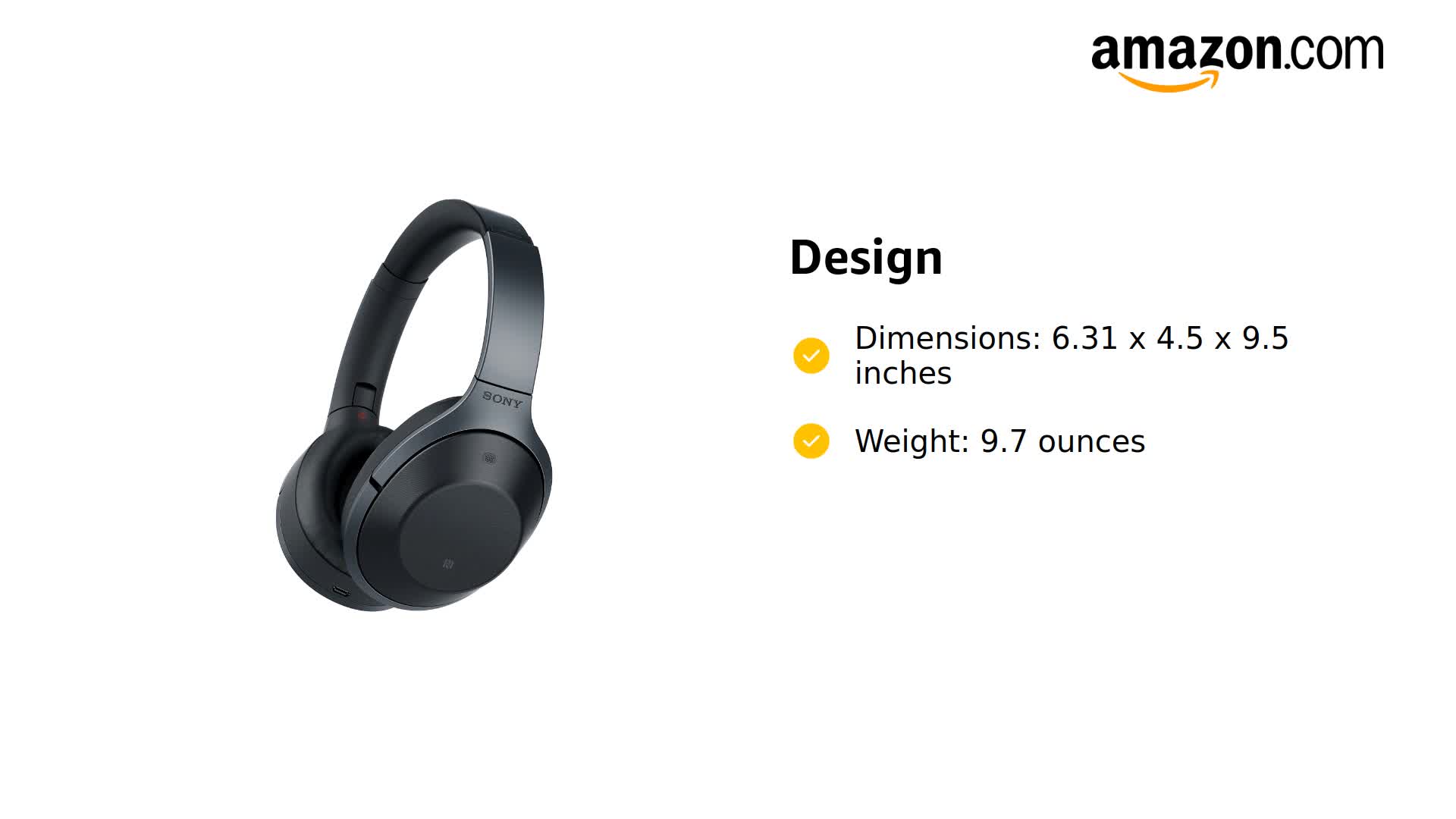 Amazon.com: Sony Premium Noise Cancelling, Bluetooth Headphone