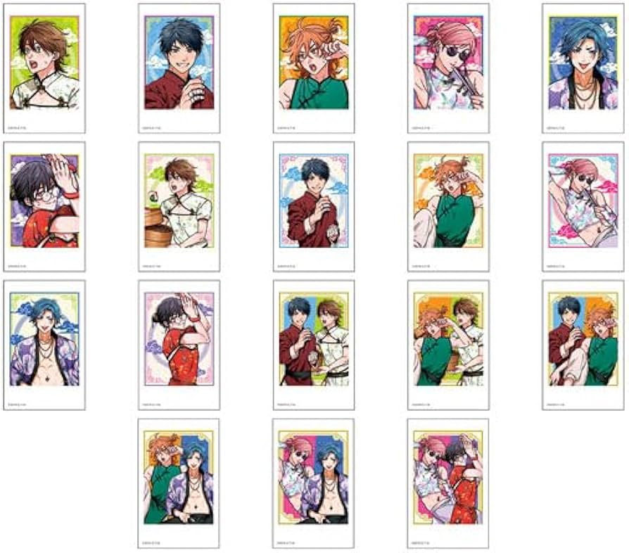 ヤリチンビッチ部 チャイナ 缶バッジ ミニフォトカード まとめ売り