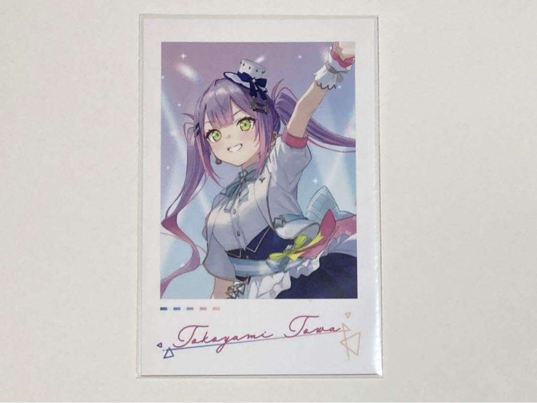 百鬼あやめ ホロライブ expo エキスポ 5th fes チェキ風カード 百鬼