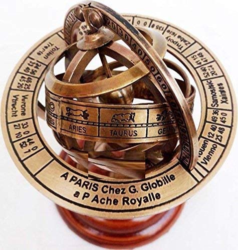 真鍮製 アストロラーべ 直径15cm 海外製 真鍮製 アストロラーべ 直径15cm