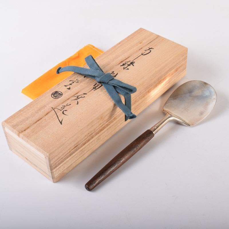 南鐐三本組灰匙。清五郎。銀製。茶道具。伝統工芸品。シルバー製。中古