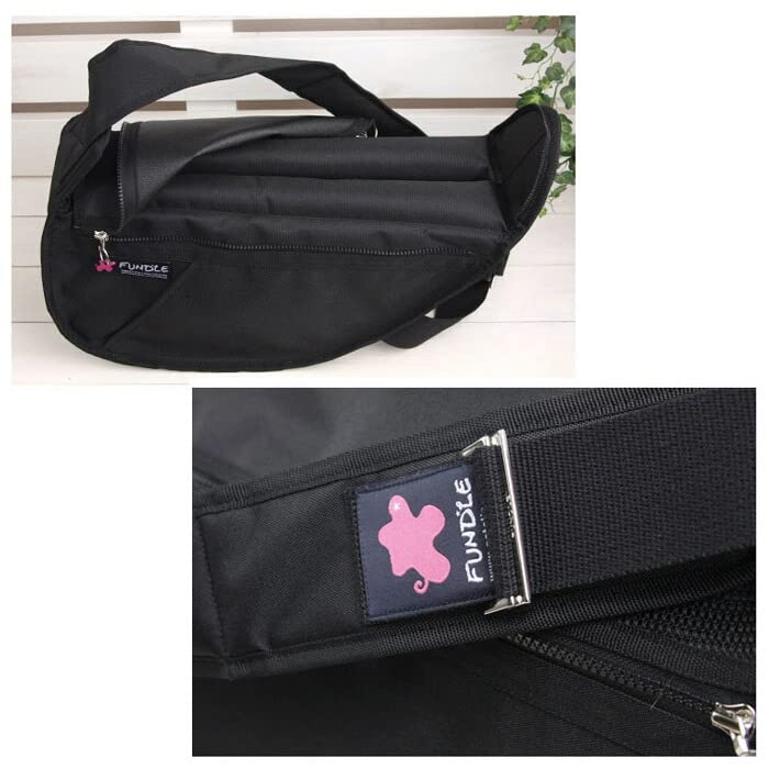 Amazon | ブラック ラージ 犬用 猫用 ファンドルペットスリング