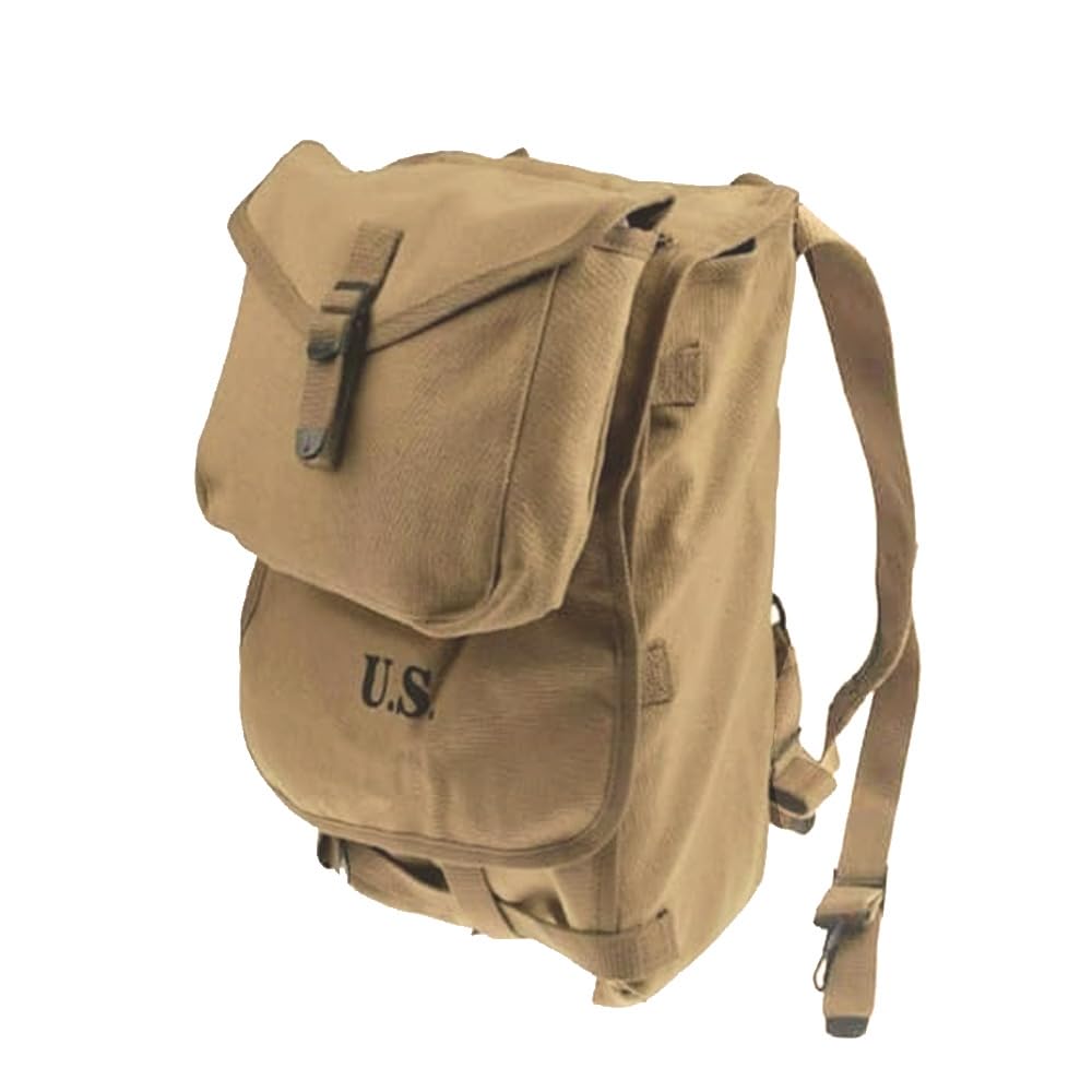 Amazon.co.jp: M1928 Haversack WW2 ヴィンテージ カーキ キャンバス