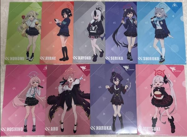 ブルーアーカイブ ブルアカ 謎解きクリアファイル 3種セット ゴール