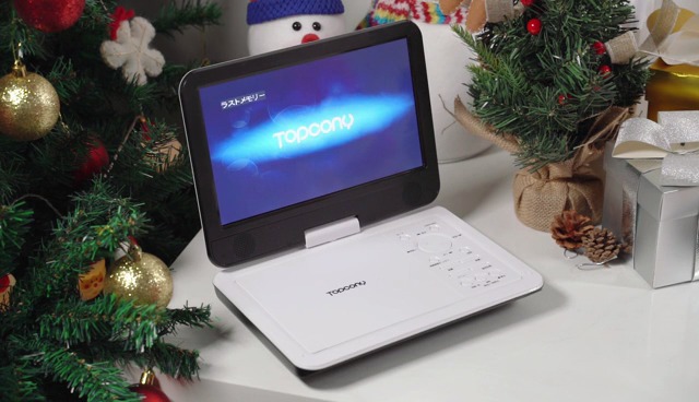 Amazon.co.jp: ポータブルDVDプレーヤー Topcony 12.5型 持ち運び 車載