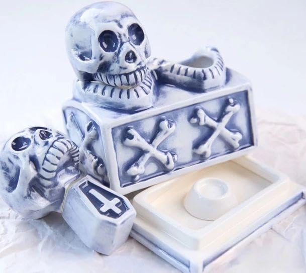 NEIGHBORHOOD インセンスチャンバー スカル ドクロ 死神 ブルー