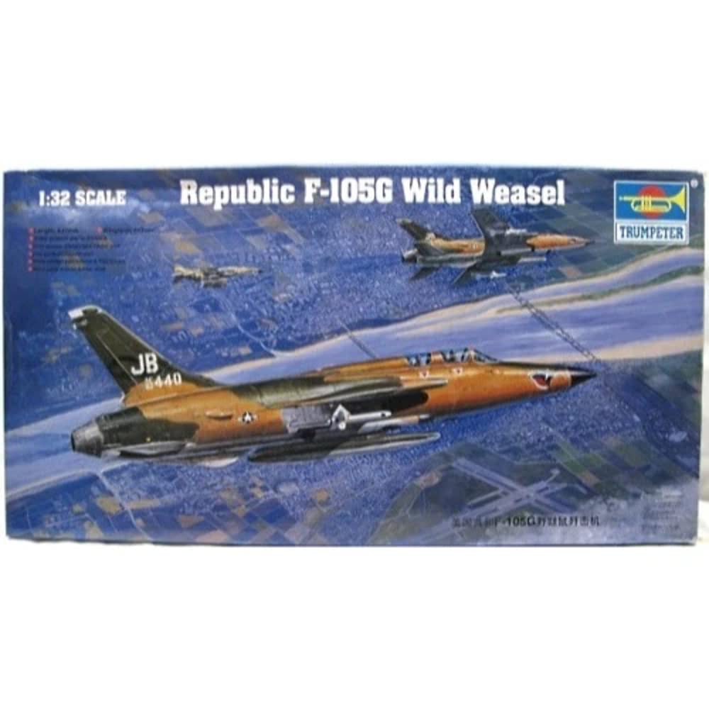 Amazon.com: Trumpeter 1/32 F105G Thunderchief Wild Weasel Aircraft
