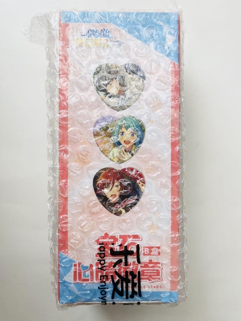 中国 宝石心晴 ハート缶バッジ 巴日和 中国 宝石心晴 ハート缶バッジ