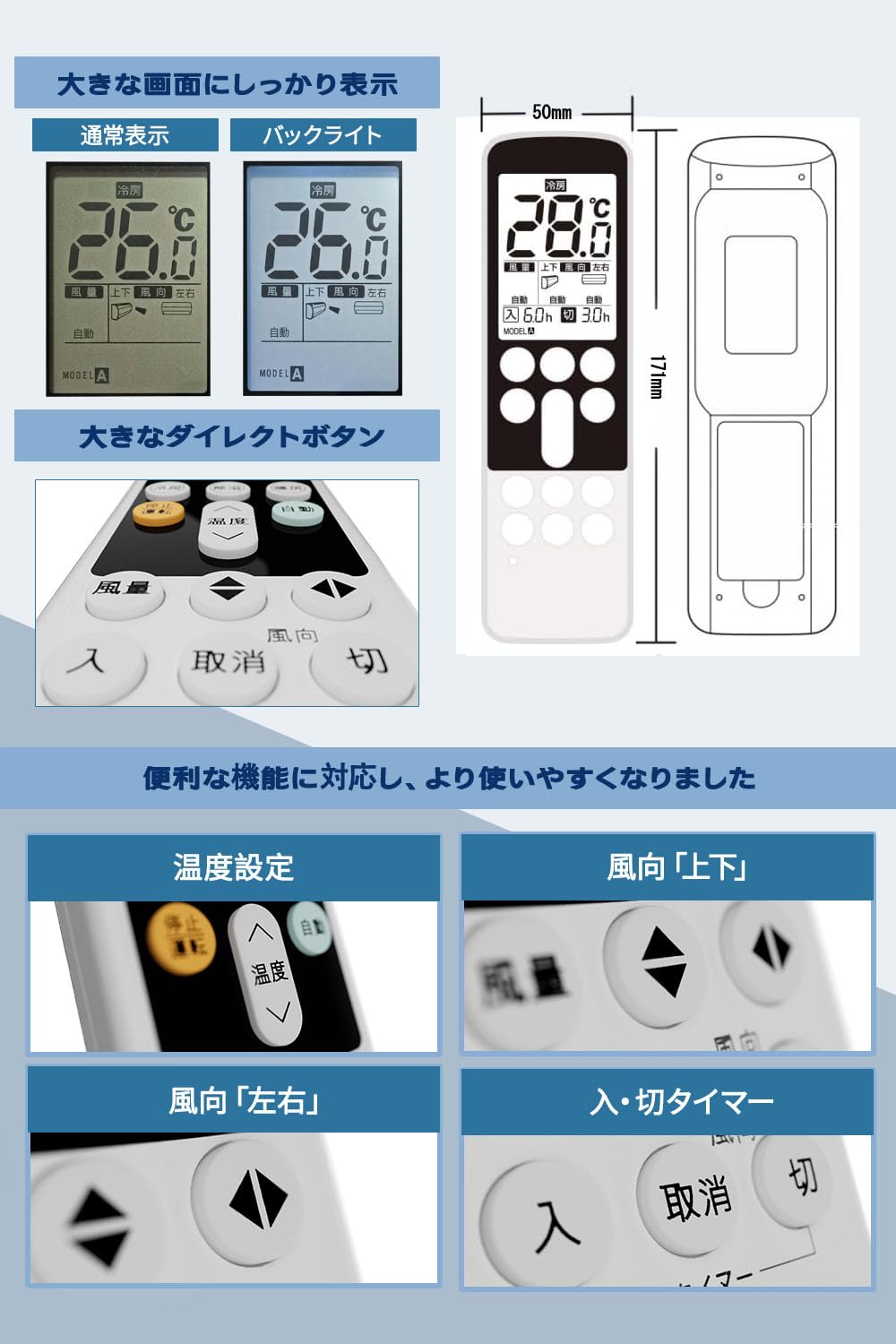 Amazon.co.jp: ダイキン用 エアコンリモコン 家庭用 ルームエアコン