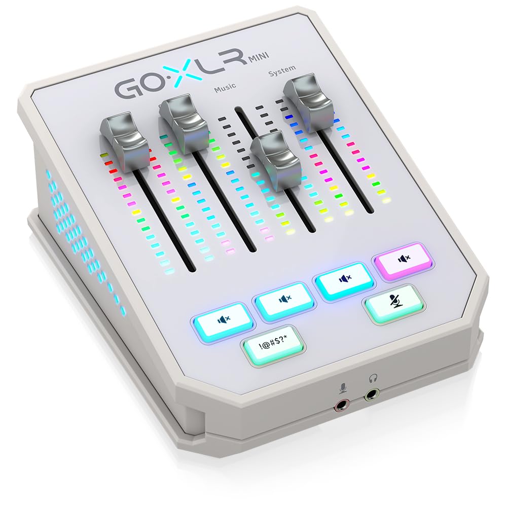 Amazon | TC Helicon GoXLR MINI-WH オンラインブロードキャスト