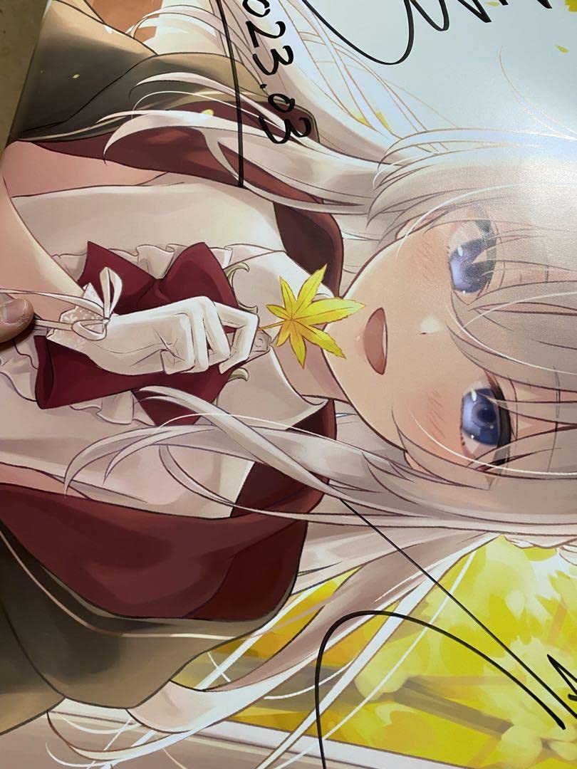 魔女の旅々 イレイナ 白石定規・あずーる先生W直筆サイン入り大型ポスター