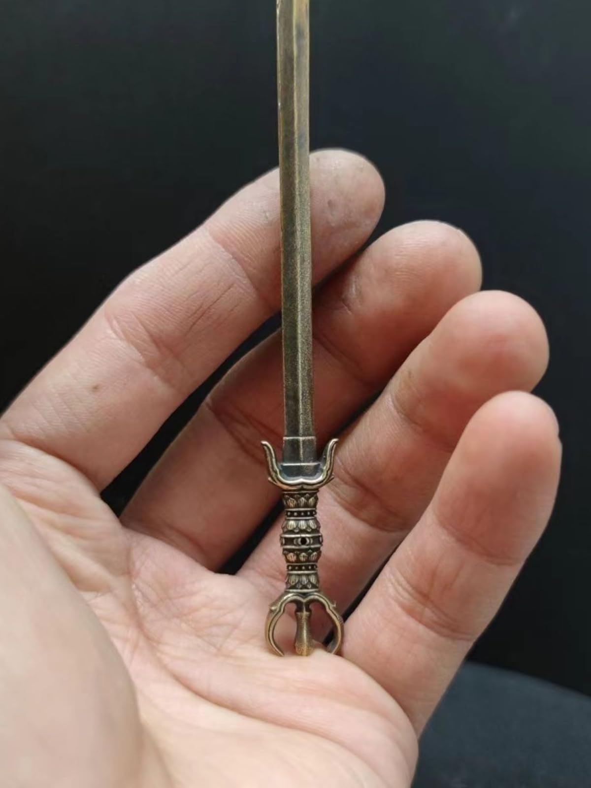 Amazon｜密教法具 真言宗 三鈷剣 利剣 魔除け 邪気除け 悪気斬り 結界