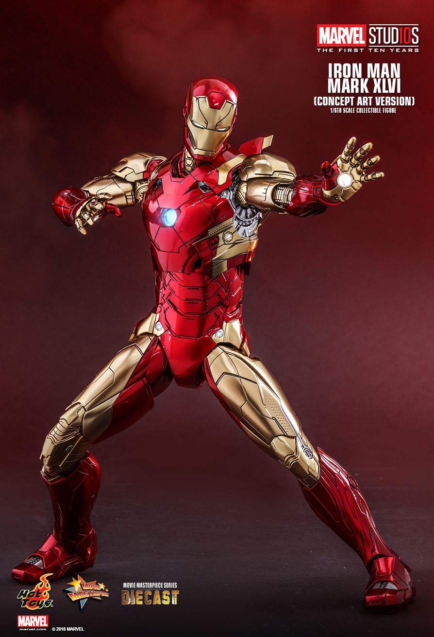 Amazon.com: Hot Toys Iron Man Mark XLVI Diecast (Concept Art