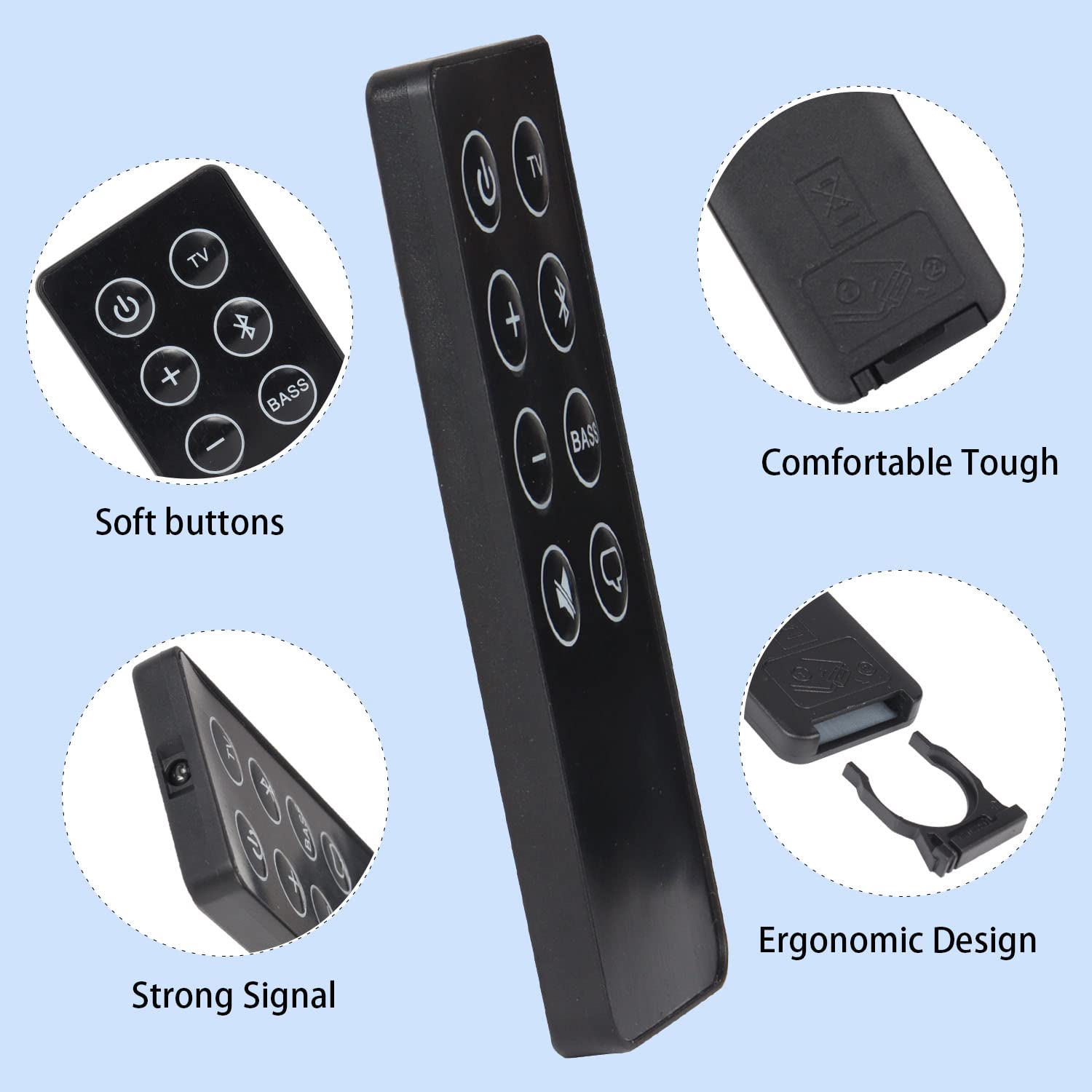 Amazon | 2ピース リモコン Bose Solo 5 10 15対応 Bose Solo TV Sound