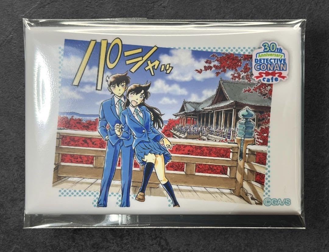 名探偵コナン カフェ 工藤新一 毛利蘭 缶バッジ Amazon.co.jp: コナン