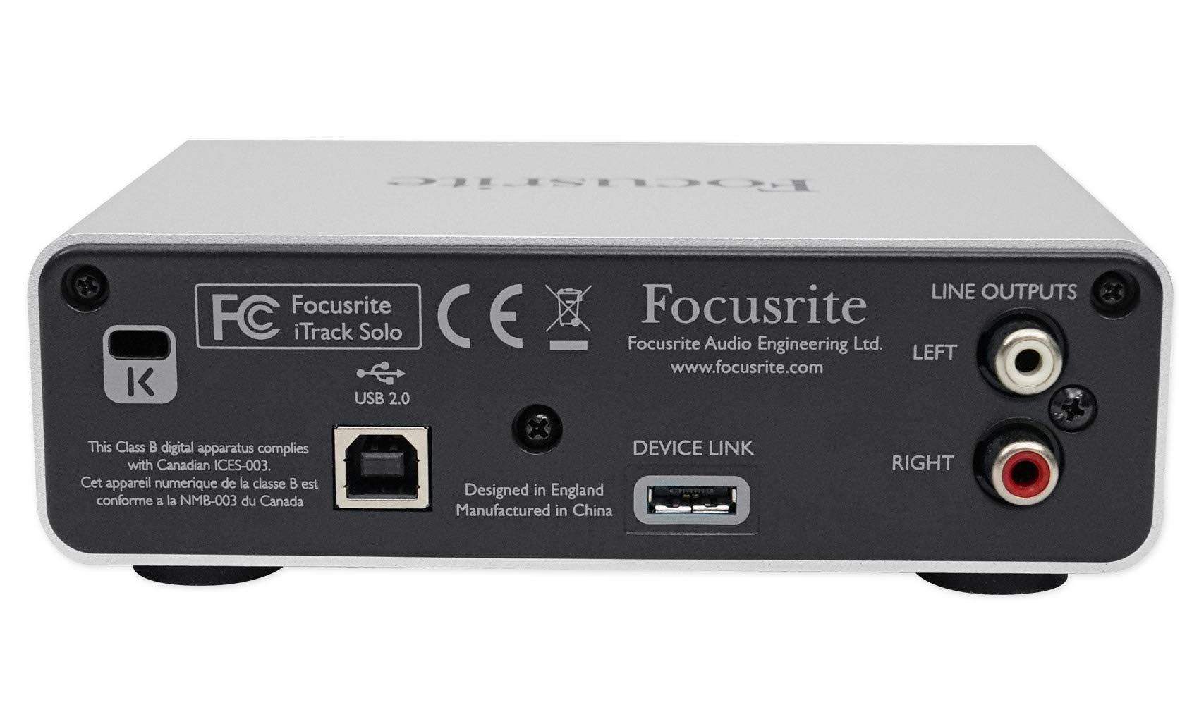 Focusrite iTrack Solo オーディオインターフェイス 【公式通販】