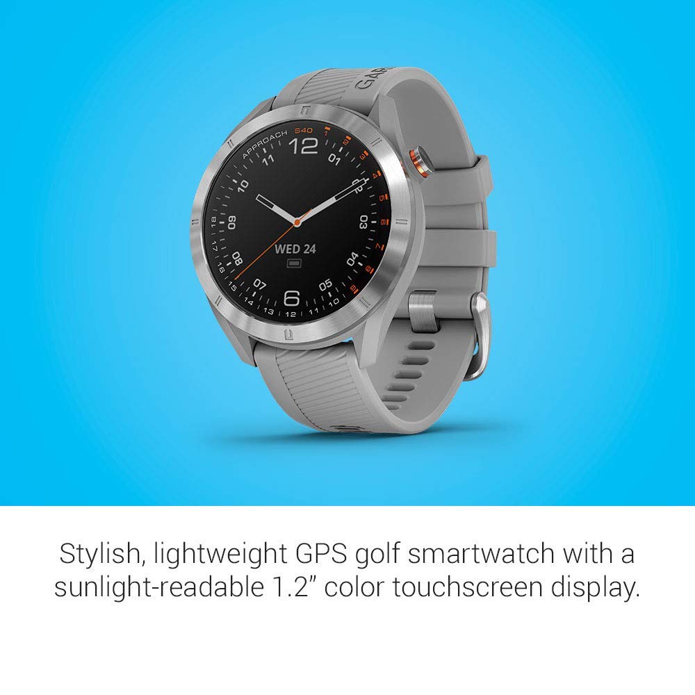 Amazon.com: Garmin Approach S40, Stylish GPS Golf Smartwatch