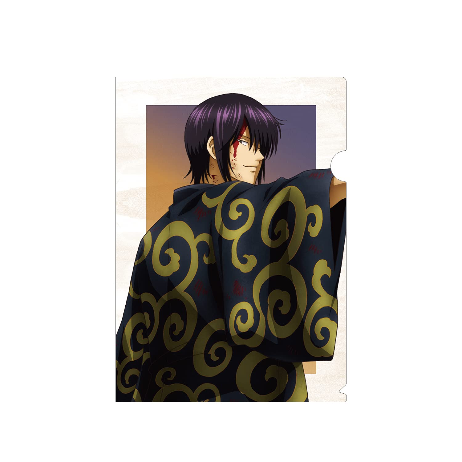 Amazon.co.jp: 銀魂 描き下ろしイラスト 高杉晋助 戦う背中ver. クリア