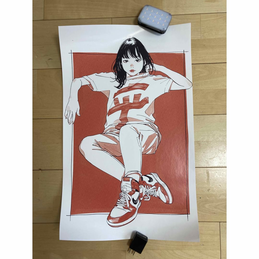 Amazon.co.jp: 古塔つみ atmos ポスター Sneaker GIRL コトウツミ