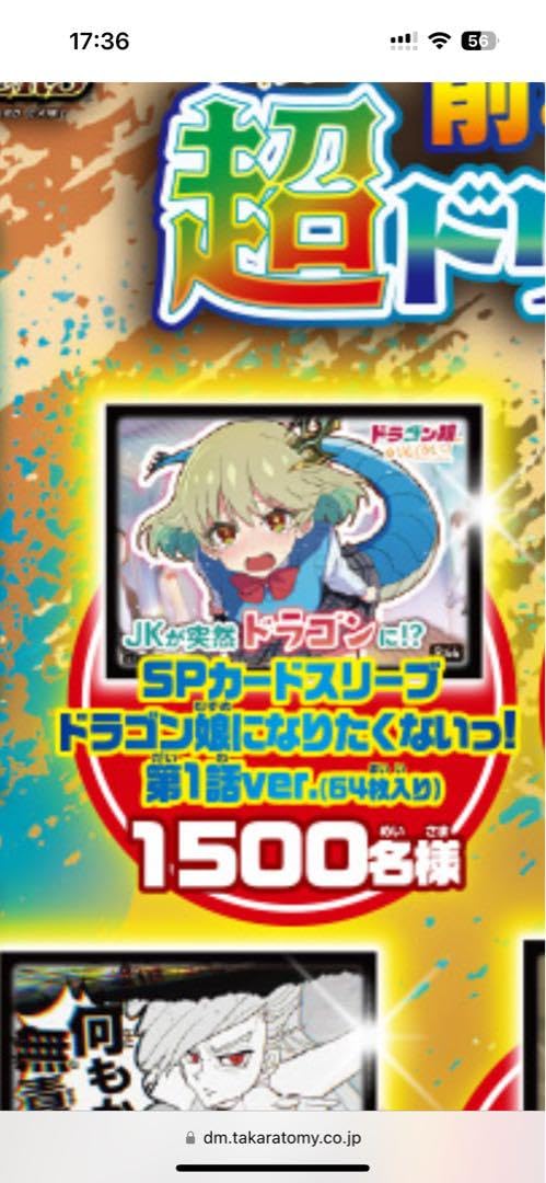 ドラゴン娘になりたくない 未開封4BOXとスリーブ4つ ドラゴン娘になり