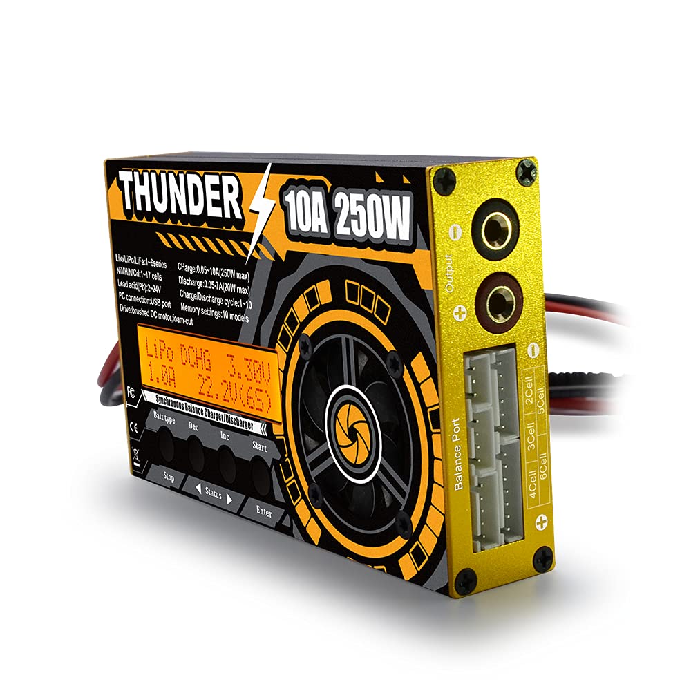 Amazon.co.jp: HOTA THUNDER ミニ四駆 充電器 6250【 Turnigy Reaktor