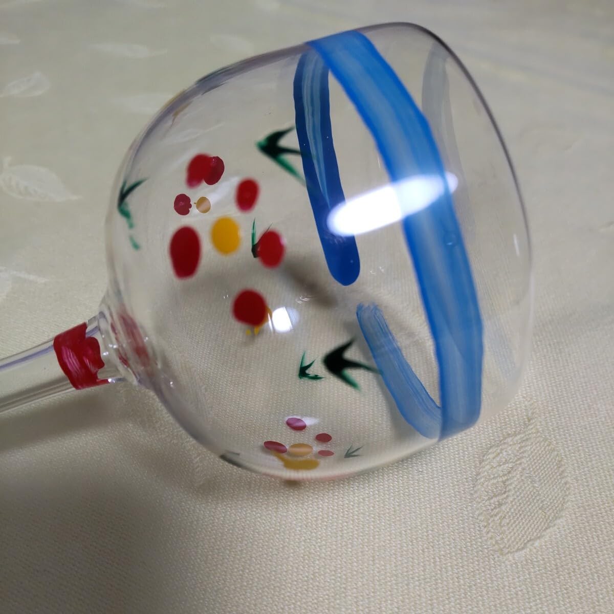 Amazon.co.jp: 博多ちゃんぽん ビードロ 小川勝男 彩色 絵付け 箱崎宮