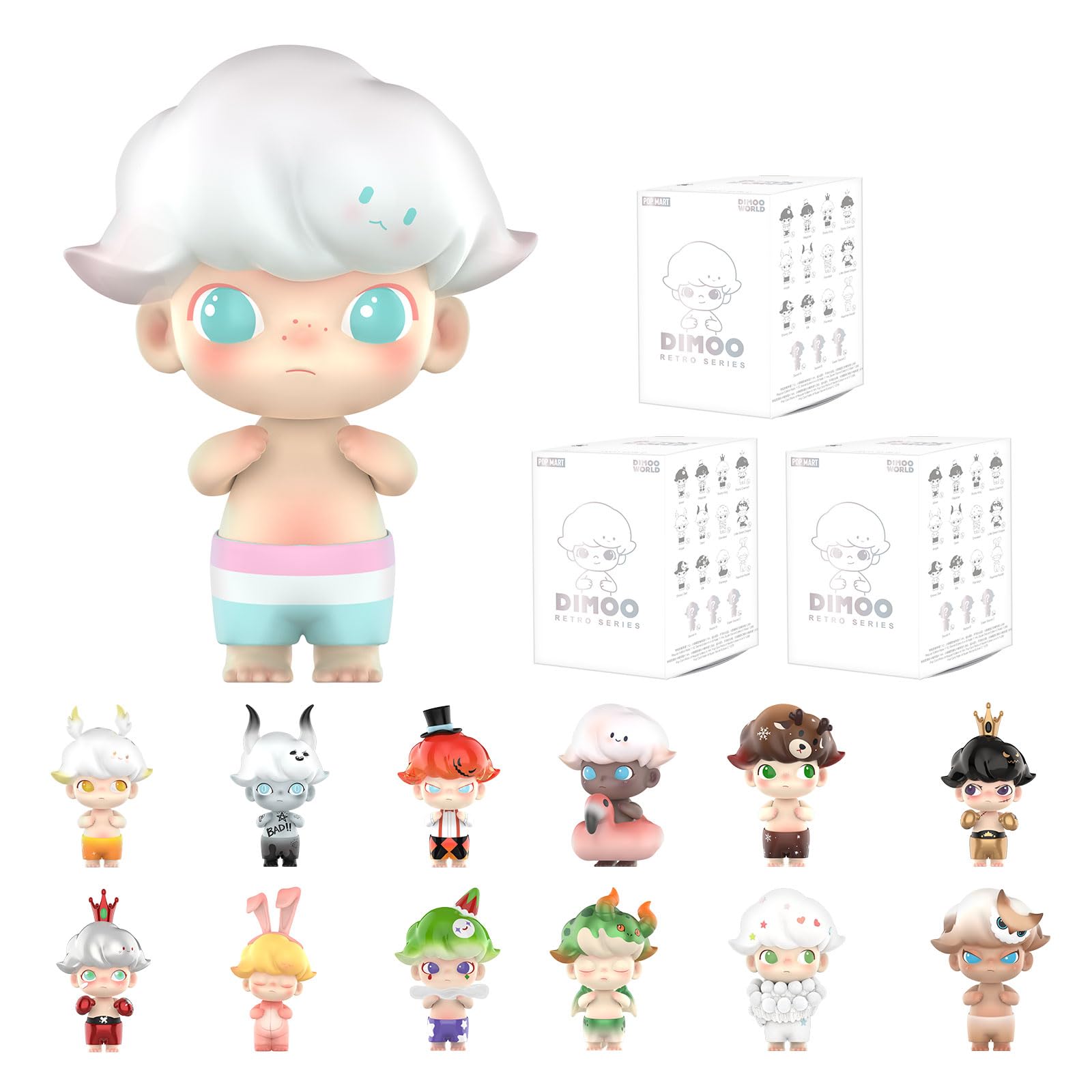POPMART DIMOO レトロシリーズ アソート DIMOO レトロ シリーズ