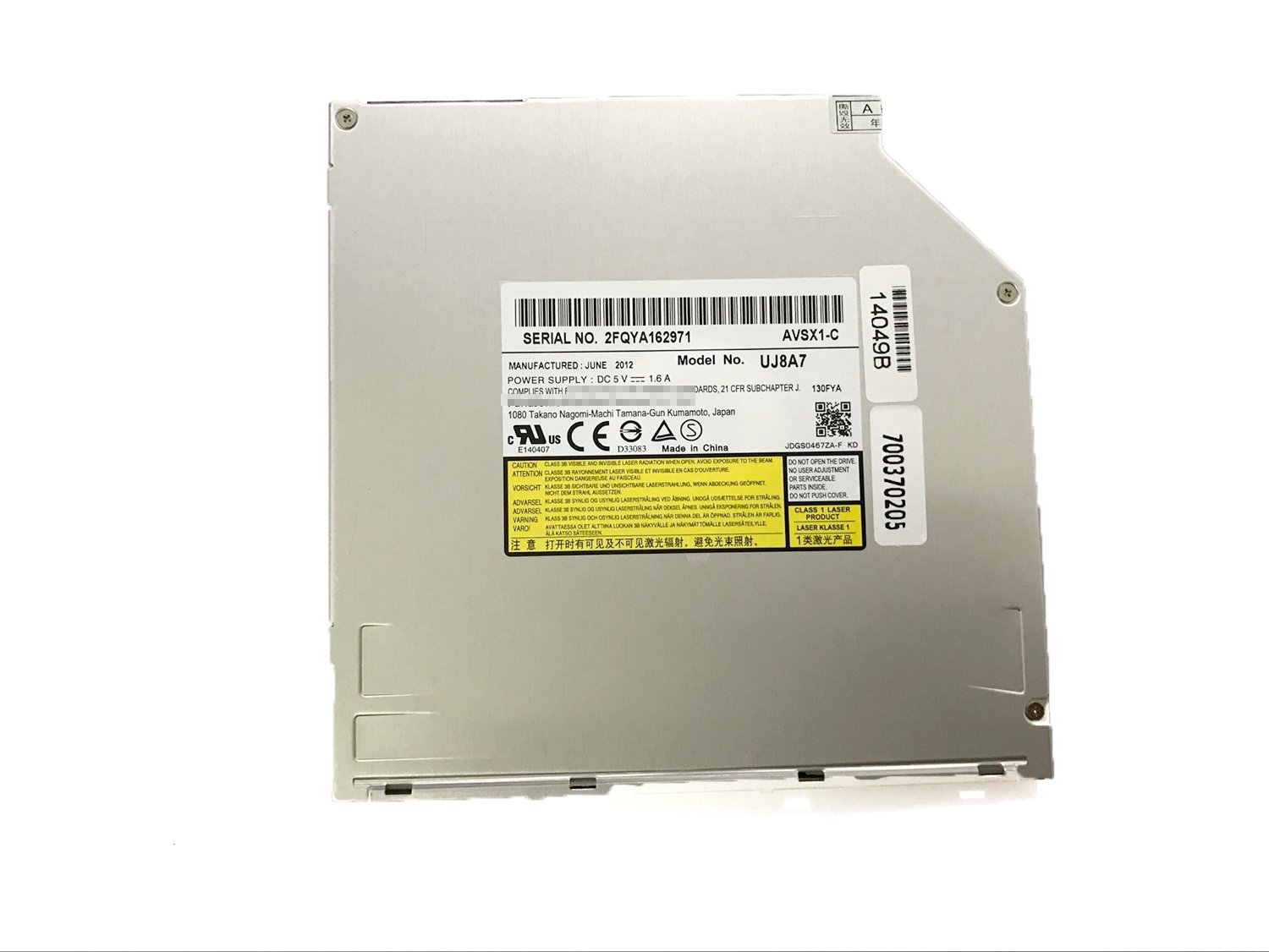 Amazon.co.jp: DVDドライブ/DVDスーパーマルチドライブ 9.5mm SATA