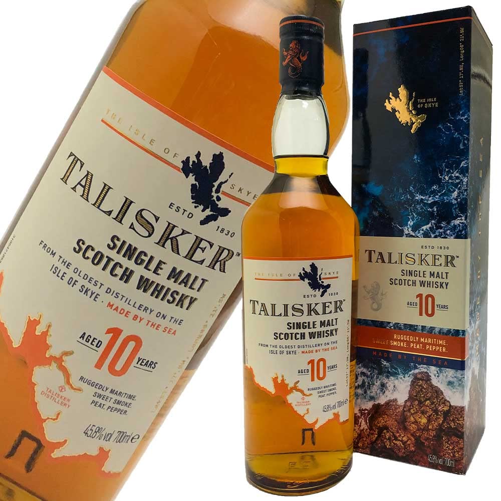Amazon.co.jp: タリスカー 10年 NEW 700ml 45.8度 [正規輸入品] : 食品