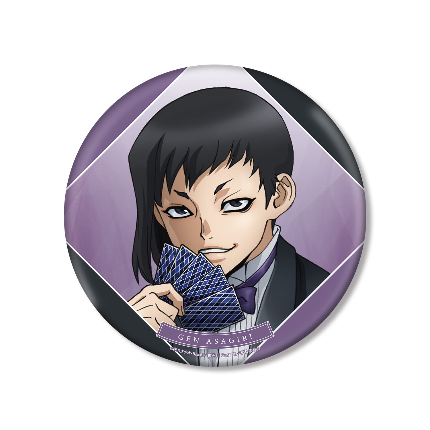 Dr.STONE ドクターストーン あさぎりゲン 百鬼夜行 缶バッジ 【公式通販】