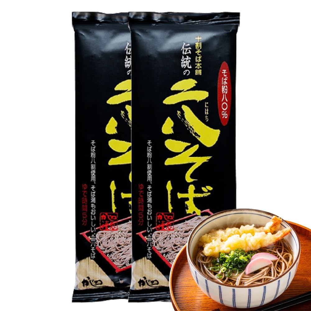 Amazon.com : Japanese-Style 80/20 Buckwheat Soba Noodles