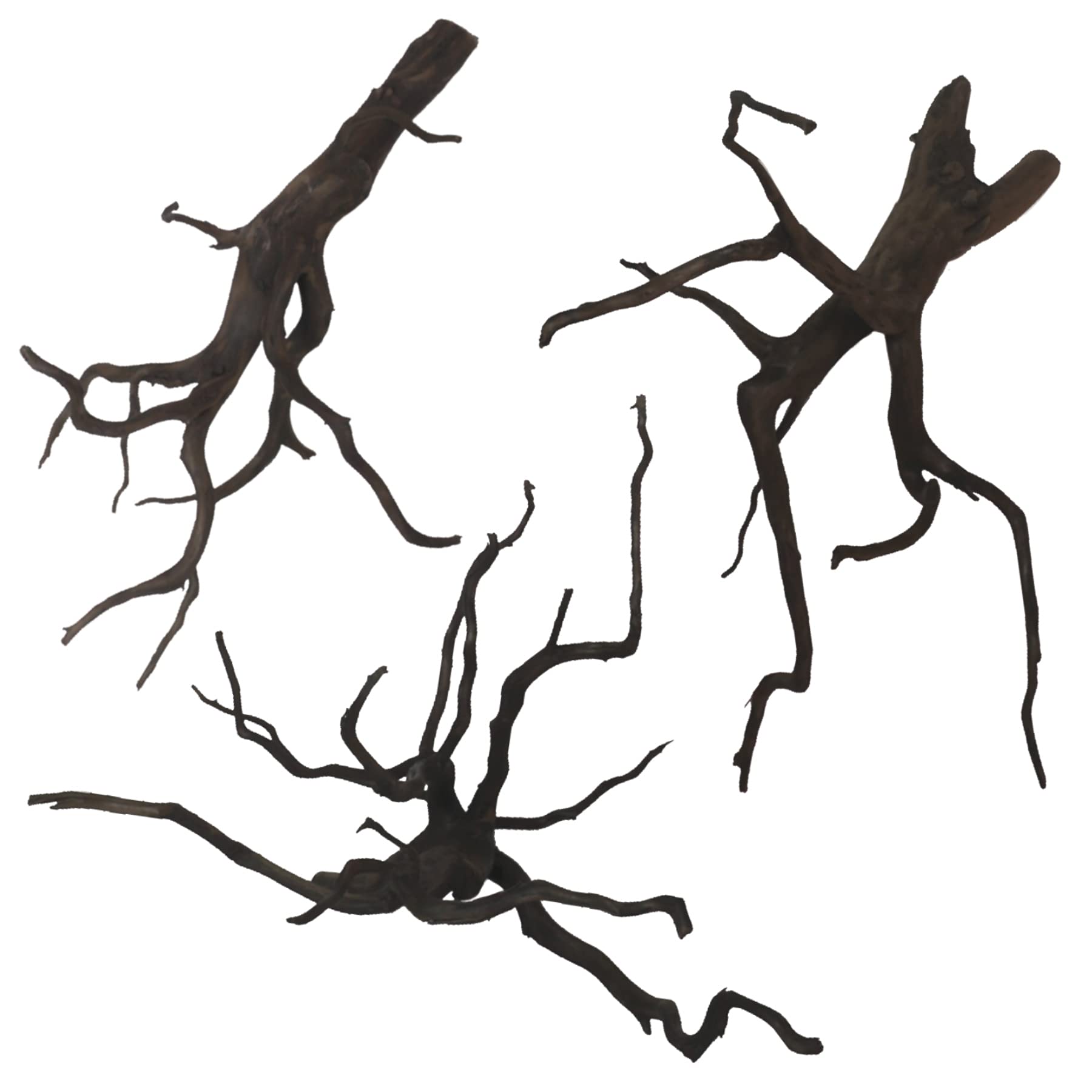 Amazon | 45cm水槽用 流木3本セット（黒色）【AQUASHOP wasabi