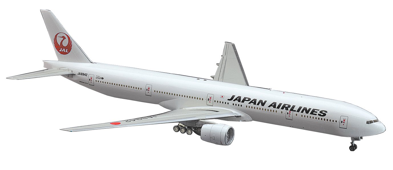 Amazon.com: Hasegawa 1/200 Japan Airlines B777-300 New Logo