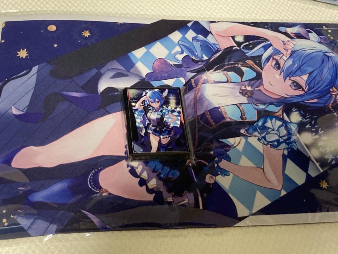 ホロライブ 星街すいせい スリーブ プレイマット ミッドナイトブルー