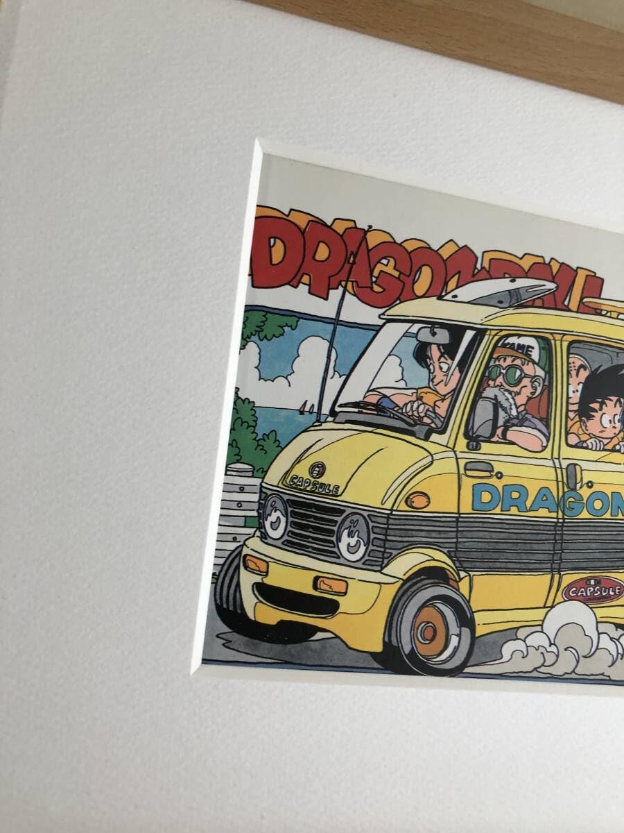 Amazon.co.jp: kj 額装品 鳥山明 20 イラスト 車 ワゴン A4額入り