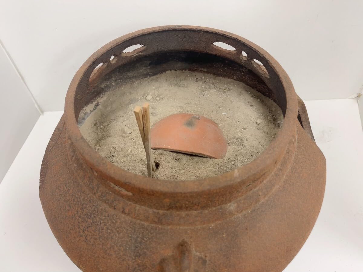 陶製茶道具 円形 火鉢涼炉鉄瓶用 即購入◯ 値下げ不可